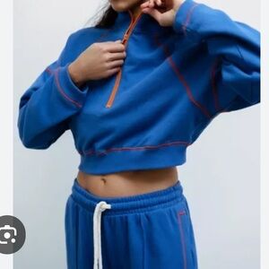 Out from Under Urban Outfitters Dylan Cropped Sweatshirt - S